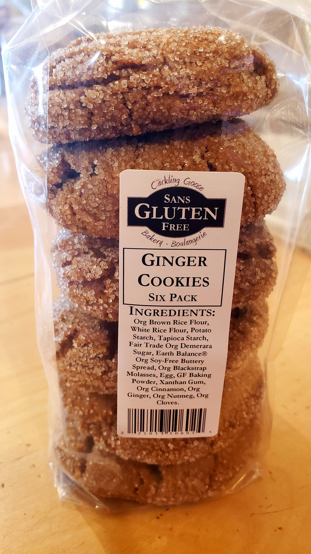 GF Ginger Molasses Cookies 6-pack
